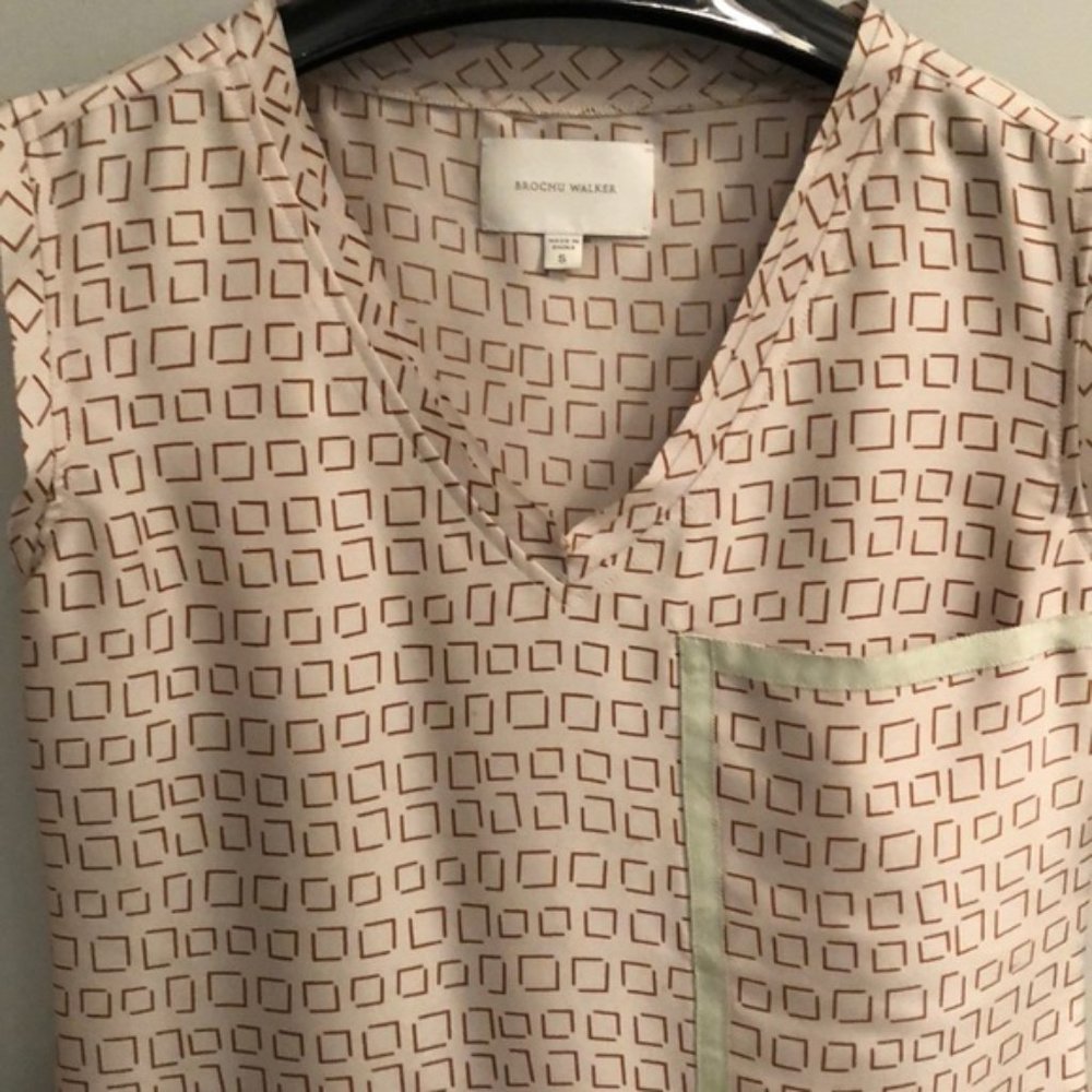 NWOT Brochu Walker Silk dress sz XS/S (P)